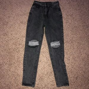 gray wash jeans (NWOT)